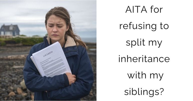 AITA for refusing to split my inheritance with my siblings?