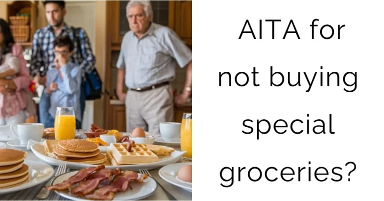 AITA for not buying special groceries?