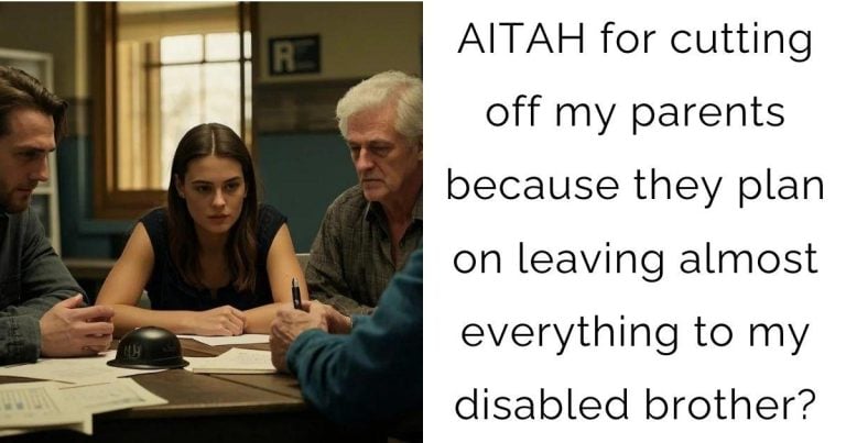 AITAH for cutting off my parents because they plan on leaving almost everything to my disabled brother?