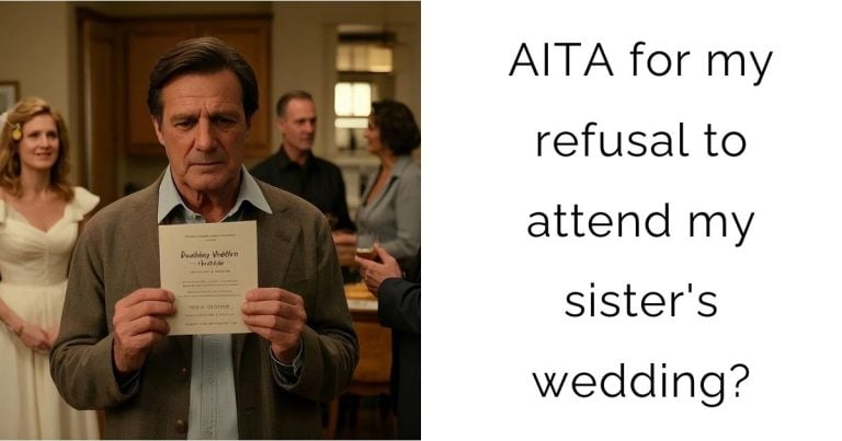 AITA for my refusal to attend my sister’s wedding?