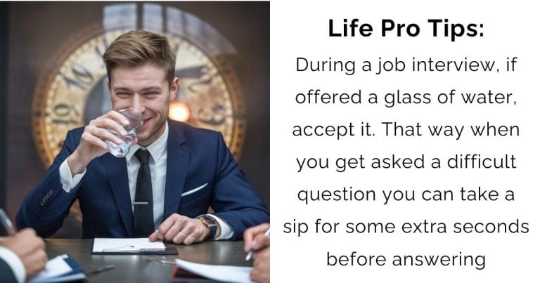 How to Sip Your Way Through Tough Interview Questions