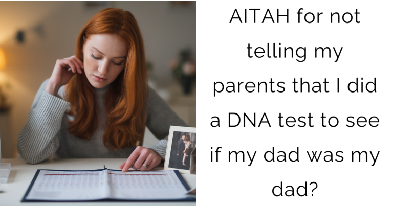 AITAH for not telling my parents that I did a DNA test to see if my dad was my dad?