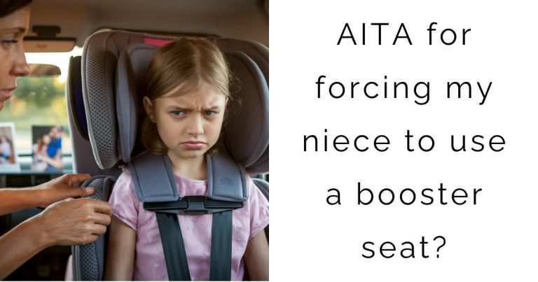 AITA for forcing my niece to use a booster seat?