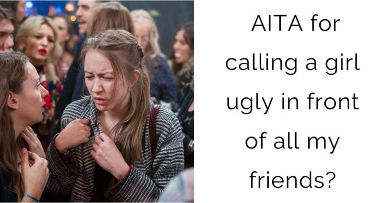 AITA for calling a girl ugly in front of all my friends?