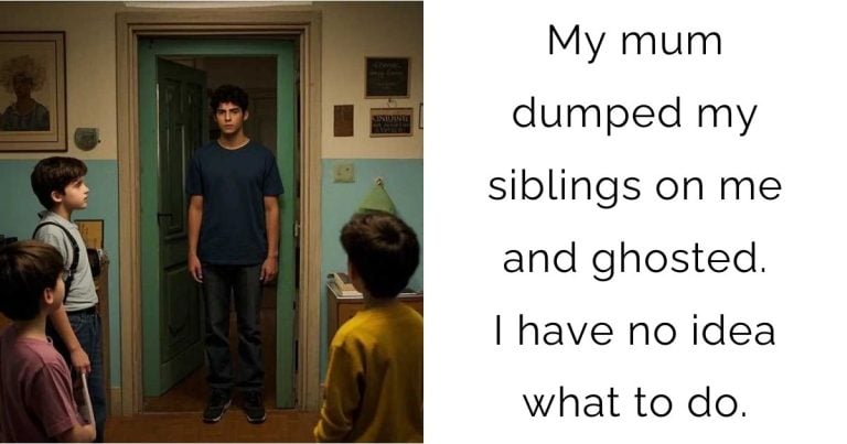 My mum dumped my siblings on me and ghosted. I have no idea what to do.