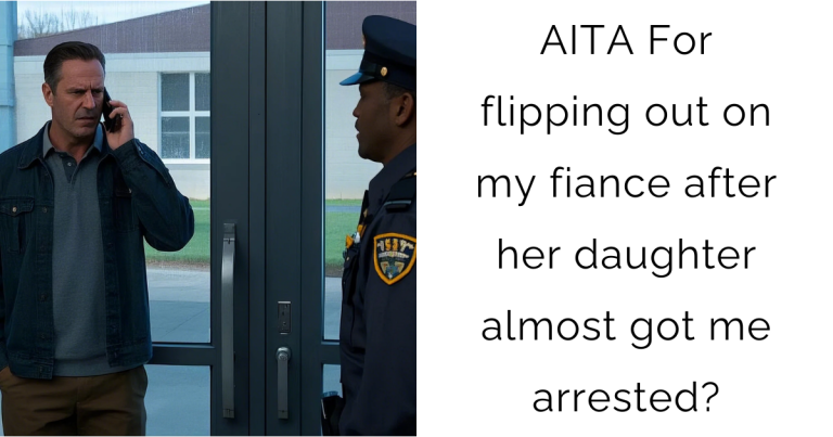 AITA For flipping out on my fiance after her daughter almost got me arrested?