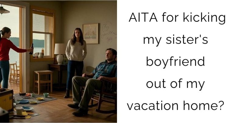 AITA for kicking my sister’s boyfriend out of my vacation home?