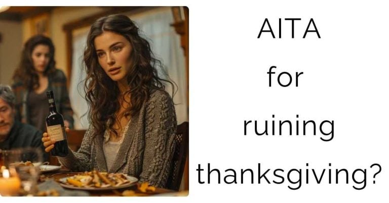 AITA for ruining thanksgiving?