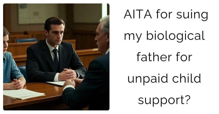 AITA for suing my biological father for unpaid child support?