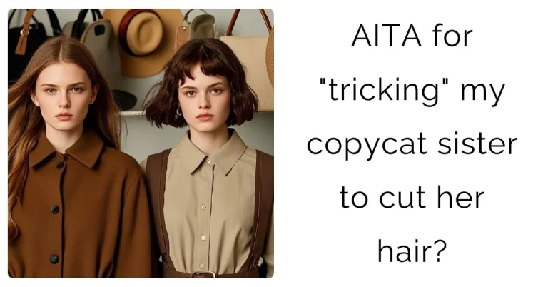 AITA for “tricking” my copycat sister to cut her hair?