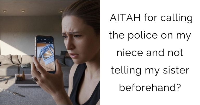 AITAH for calling the police on my niece and not telling my sister beforehand?