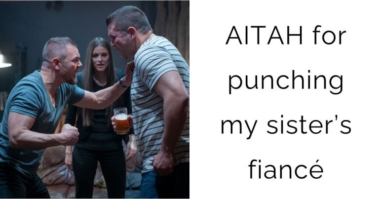 AITAH for punching my sister’s fiancé?