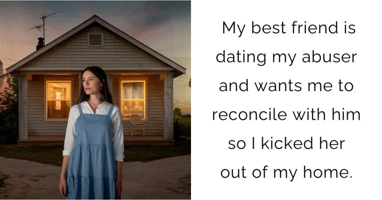 My best friend is dating my abuser and wants me to reconcile with him so I kicked her out of my home.