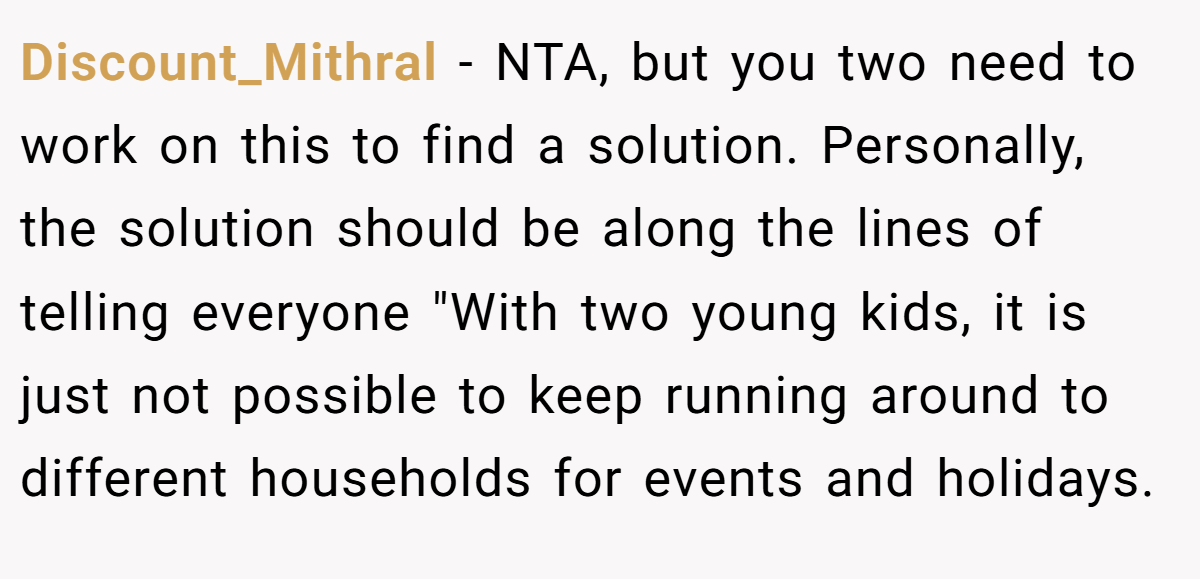 Discount_Mithral − NTA, but you two need to work on this to find a solution. Personally, the solution should be along the lines of telling everyone 