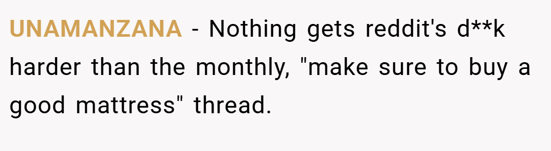 UNAMANZANA − Nothing gets reddit's d**k harder than the monthly, 