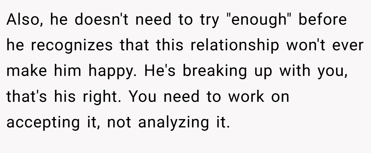 Also, he doesn't need to try 