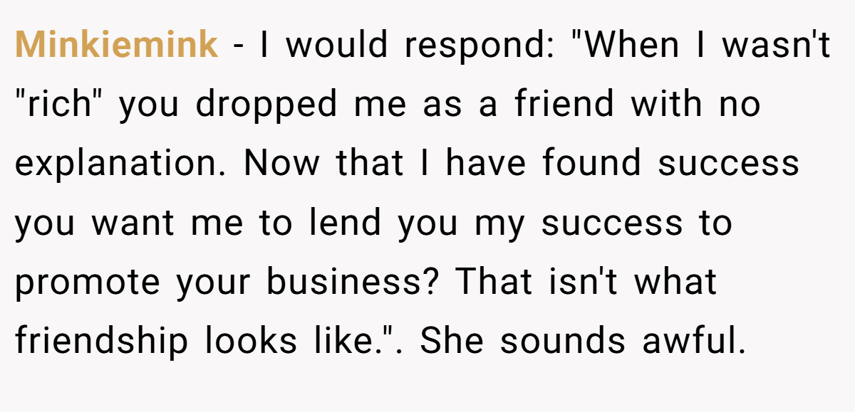 Minkiemink − I would respond: 