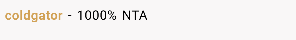 coldgator − 1000% NTA