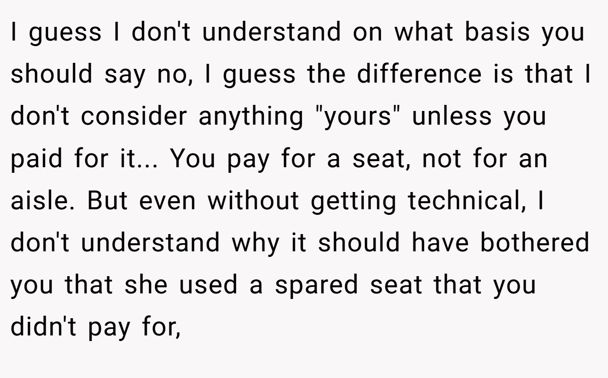 I guess I don't understand on what basis you should say no, I guess the difference is that I don't consider anything 