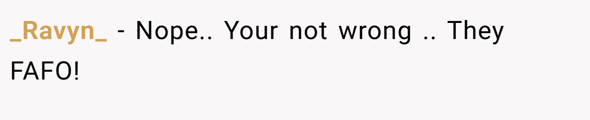 _Ravyn_ − Nope.. Your not wrong .. They FAFO!