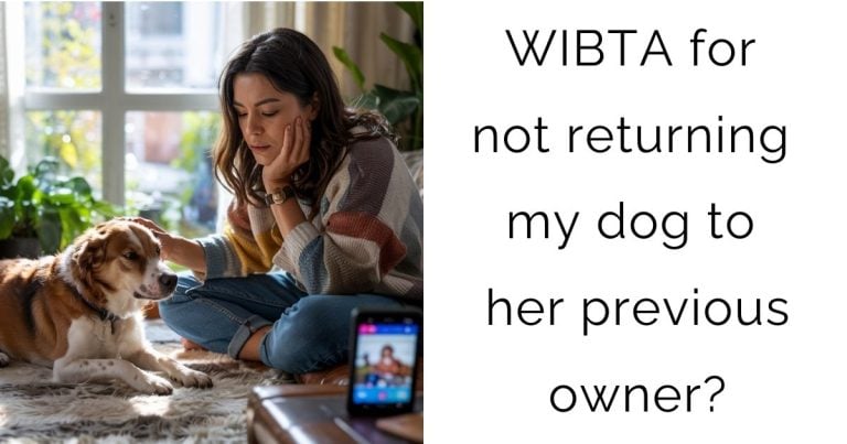WIBTA for not returning my dog to her previous owner?