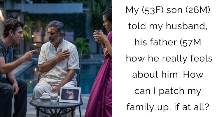 My (53F) son (26M) told my husband/his father (57M) how he really feels about him. How can I patch my family up, if at all?