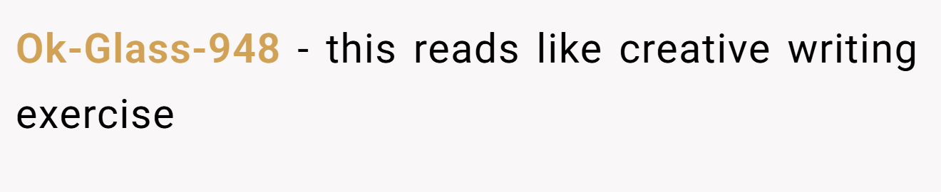 Ok-Glass-948 − this reads like creative writing exercise