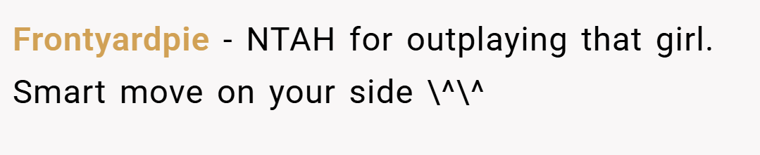 Frontyardpie − NTAH for outplaying that girl. Smart move on your side \^\^