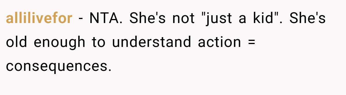 allilivefor − NTA. She's not 