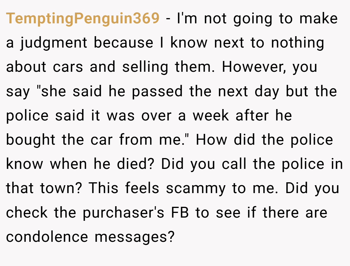 TemptingPenguin369 − I'm not going to make a judgment because I know next to nothing about cars and selling them. However, you say 