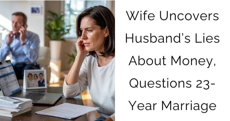 Wife Uncovers Husband’s Lies About Money, Questions 23-Year Marriage