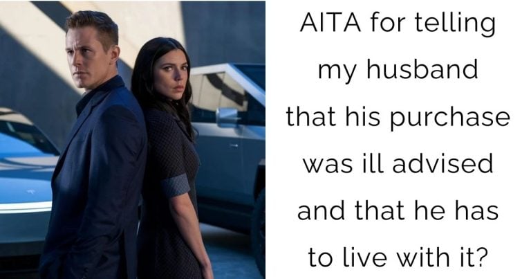 AITA for telling my husband that his purchase was ill advised and that he has to live with it?