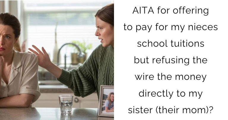 AITA for offering to pay for my nieces school tuitions but refusing the wire the money directly to my sister (their mom)?