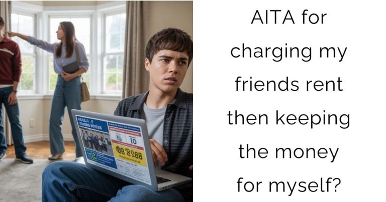 AITA for charging my friends rent then keeping the money for myself?