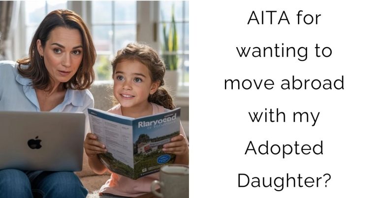 AITA for wanting to move abroad with my Adopted Daughter?