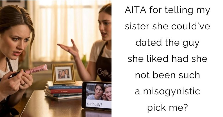 AITA for telling my sister she could’ve dated the guy she liked had she not been such a misogynistic pick me?