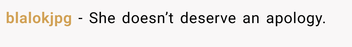 blalokjpg − She doesn’t deserve an apology.