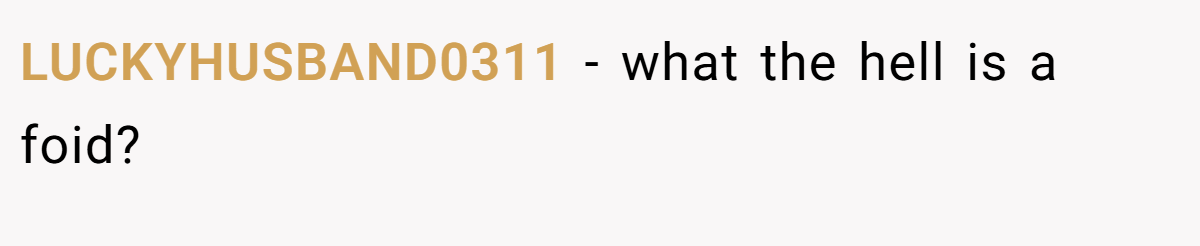 LUCKYHUSBAND0311 − what the hell is a foid?