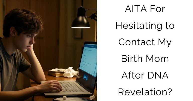 AITA For Hesitating to Contact My Birth Mom After DNA Revelation?