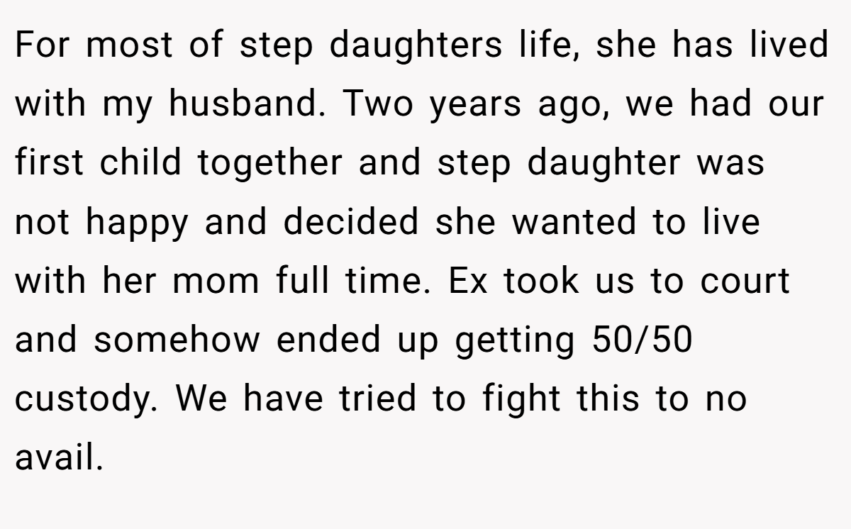 I have never been in such a situation but I believe that explaining her what having a child really means is really important..