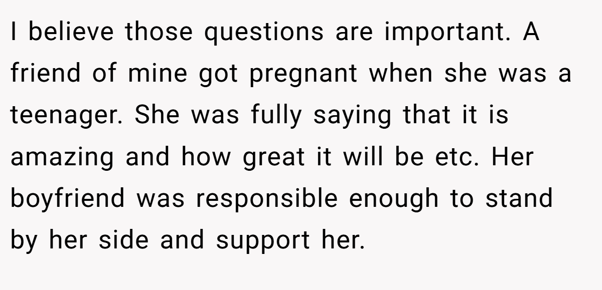 Yes, because someone else raised your kid MOST of her life. She didn't even see her for the first five years. We don't even know what to do. She's so far along. My husband never wanted her to struggle like he did.