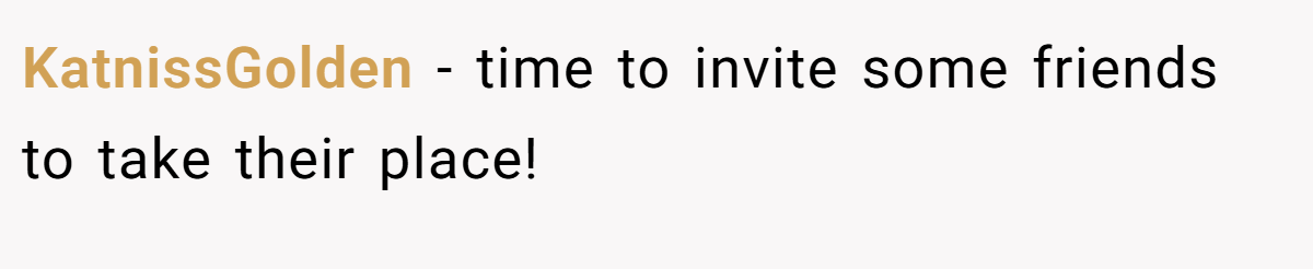 KatnissGolden − time to invite some friends to take their place!