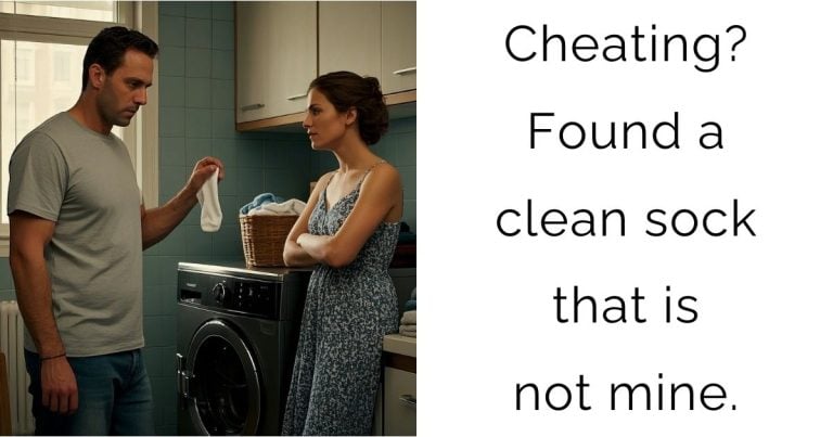 Cheating? Found a clean sock that is not mine.