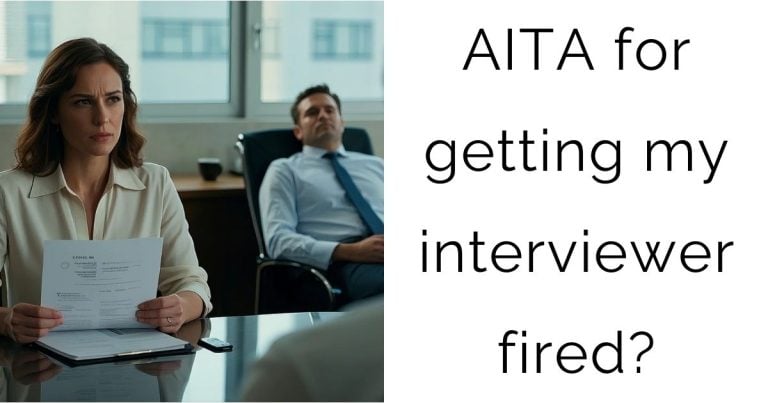 AITA for getting my interviewer fired?