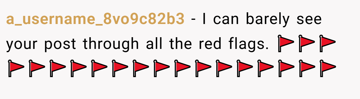 a_username_8vo9c82b3 − I can barely see your post through all the red flags. 🚩🚩🚩🚩🚩🚩🚩🚩🚩🚩🚩🚩🚩🚩🚩🚩🚩🚩🚩