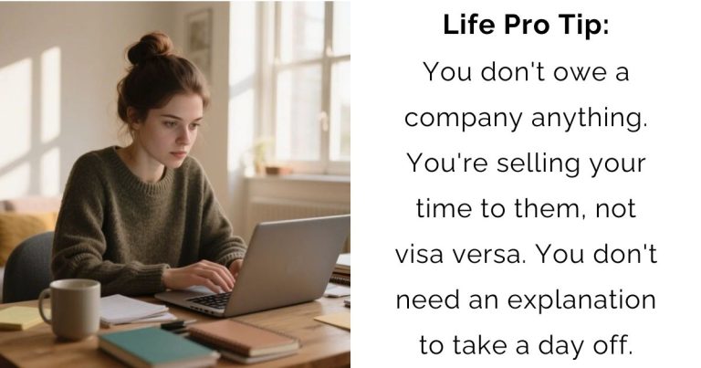 Ditch the PTO Guilt: Why Your Time Is Yours, Not Your Job’s
