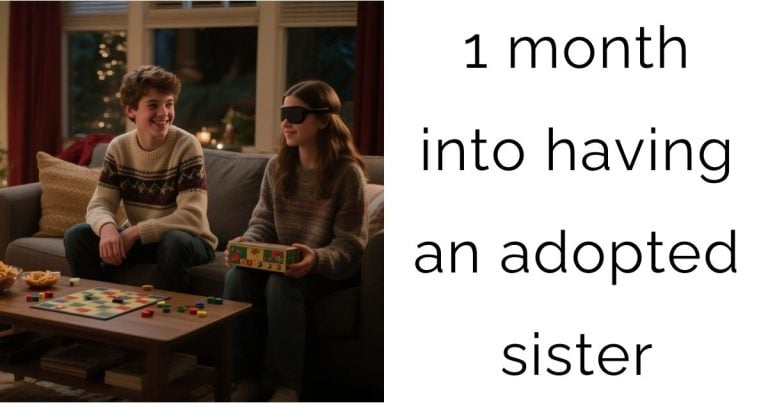 1 month into having an adopted sister