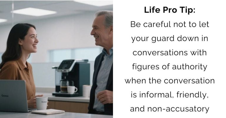 Don’t Fall for the Chill Chat Trap: A Workplace Survival Tip