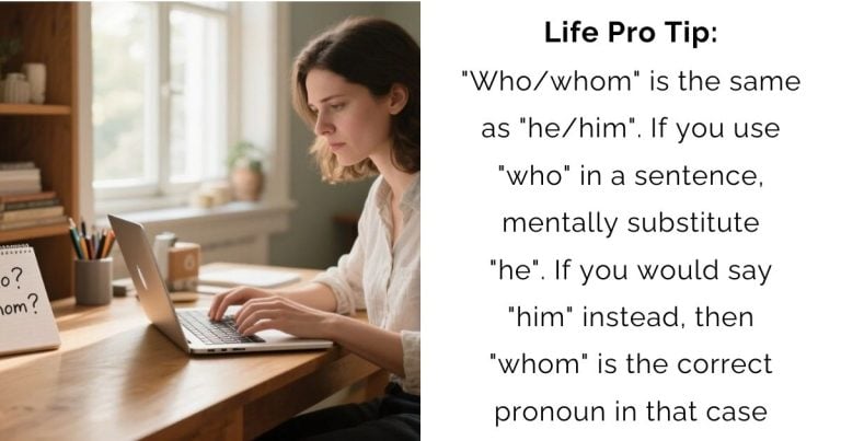 Who or Whom? A Clever Trick to Master Grammar Fast