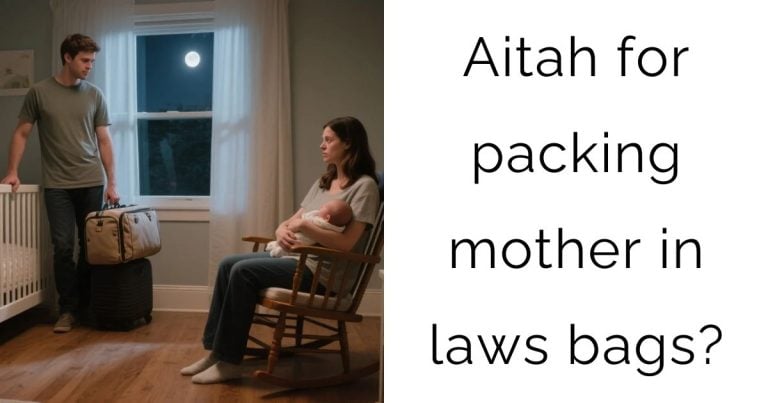 Aitah for packing mother in laws bags?